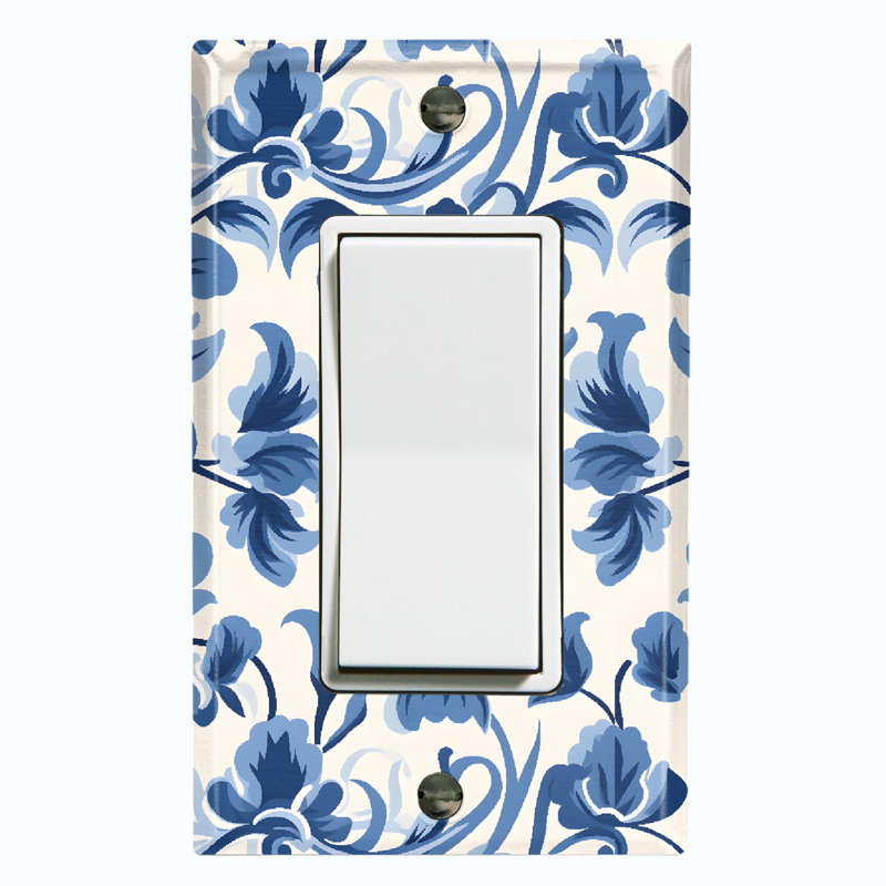 Élégante applique murale de Noël en forme de fleur de damas blanche et festive pour arbre de Noël