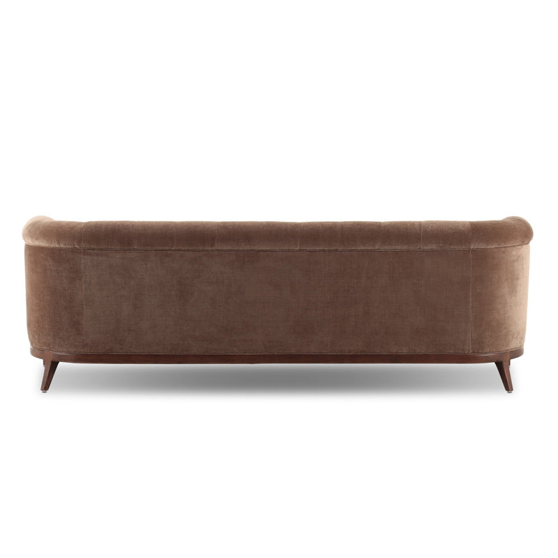Ellsworth 91" Rolled Arm Sofa, 29.75" H x 91" W x 36" D, Altair Mushroom