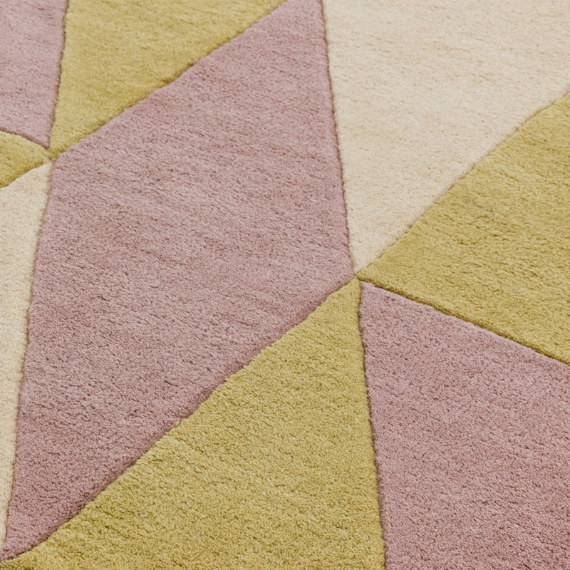 Jessamine Geometric Wool Hand Tufted Area Rug, Rectangle 200 x 290cm