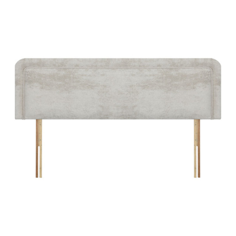 Wile Upholstered Headboard, Single (3'), Kensington, Pearl