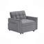 Canapé-fauteuil convertible 3 en 1, inclinable, inclinable simple, convient aux petits espaces avec réglable