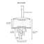 Luminaire suspendu tambour 1 lumière Broomdale