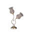 Lampe de table en métal or rose 18,75 "Trompette Glam