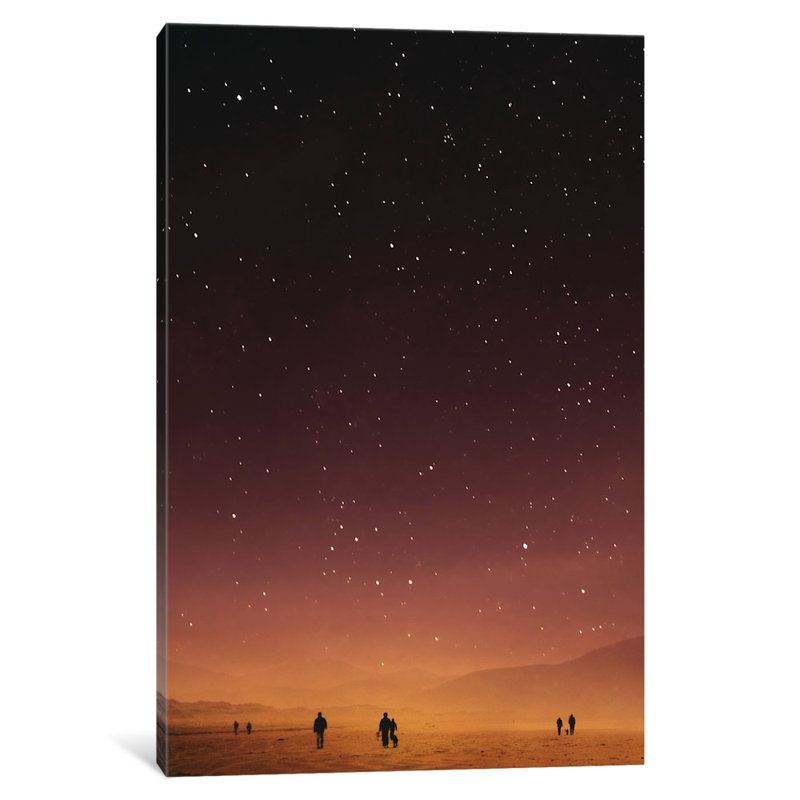 « star series : planet walk », reproduction d’impression sur toile tendue, H 40 po x l 26 po x P 1,5 po, Toile tendue