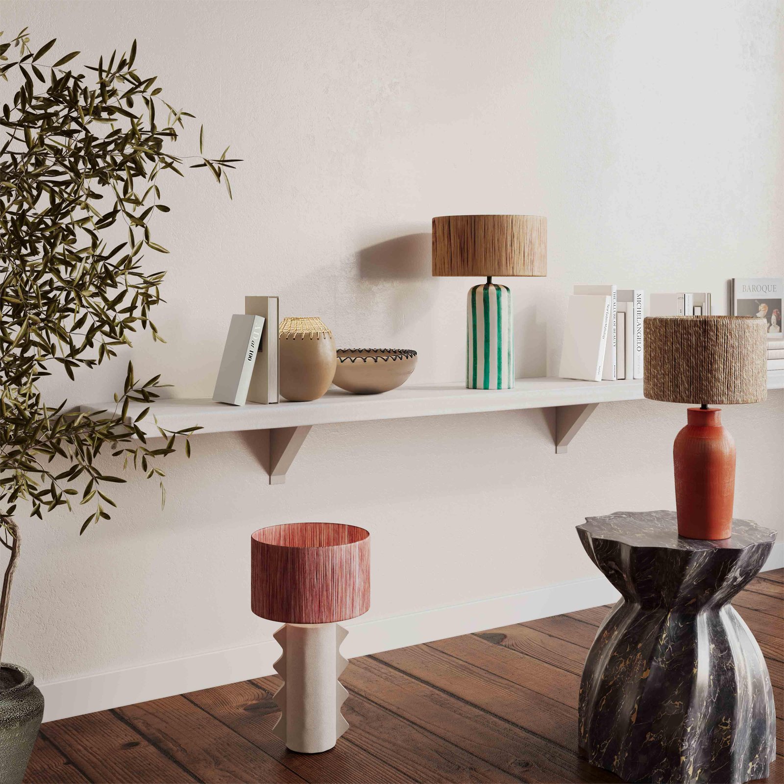 Alabaster Table Lamp