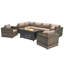 Ensemble de conversation Lsi pour 6 personnes avec foyer et coussins Sunbrella-1352166644