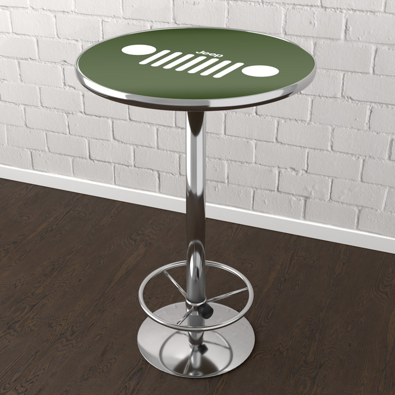 Jeep Grille 1 Bar Table with Footrest