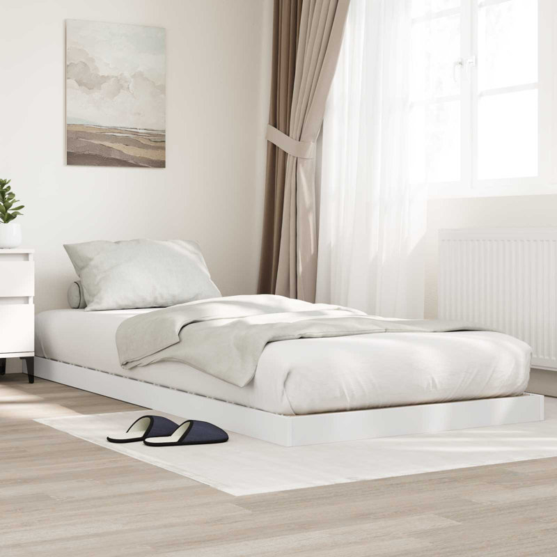 Bed, European Single (90 x 200 cm), White