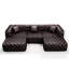 Canapé modulaire modulaire avec capitonnage fabriqué à la main-134094495-134094496