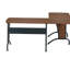 Bureau de luxe en forme de L avec option de bureau d'équipe intégré