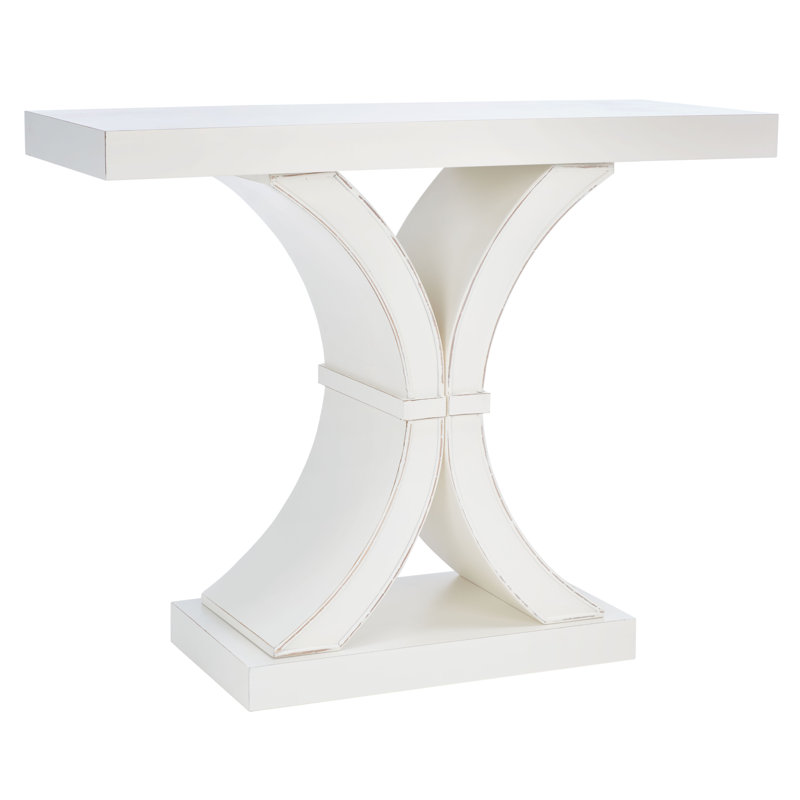 Resmie 39.5'' Console Table, Creme