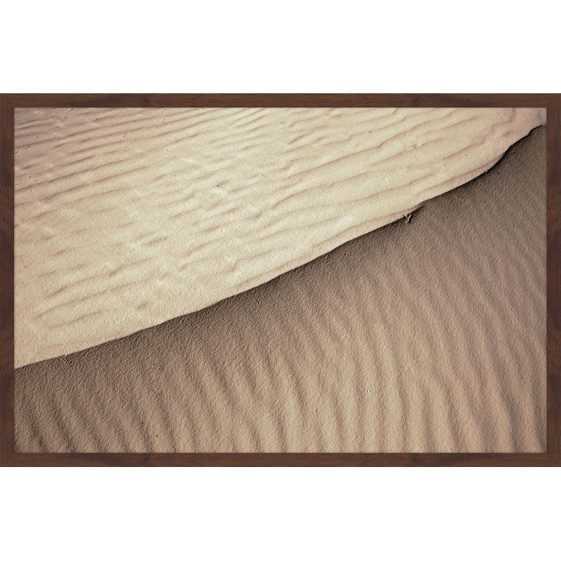 Sand Lines - Single Picture Frame Print, 41 cm H x 61 cm W