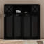 Grand lit escamotable avec armoires de rangement-121545594