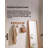 Adjustable Solid Wood Wall-Mounted Coat Rack