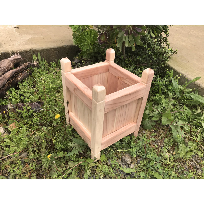 Pot à fleurs surélevé en bois, Naturel
