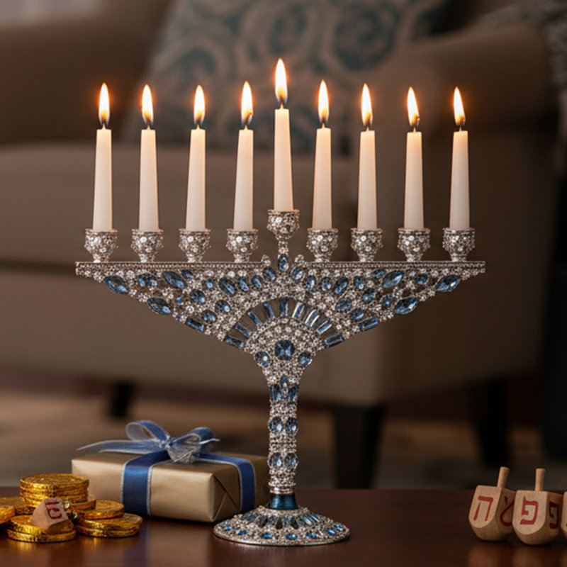 Devora Menorah, Bronze