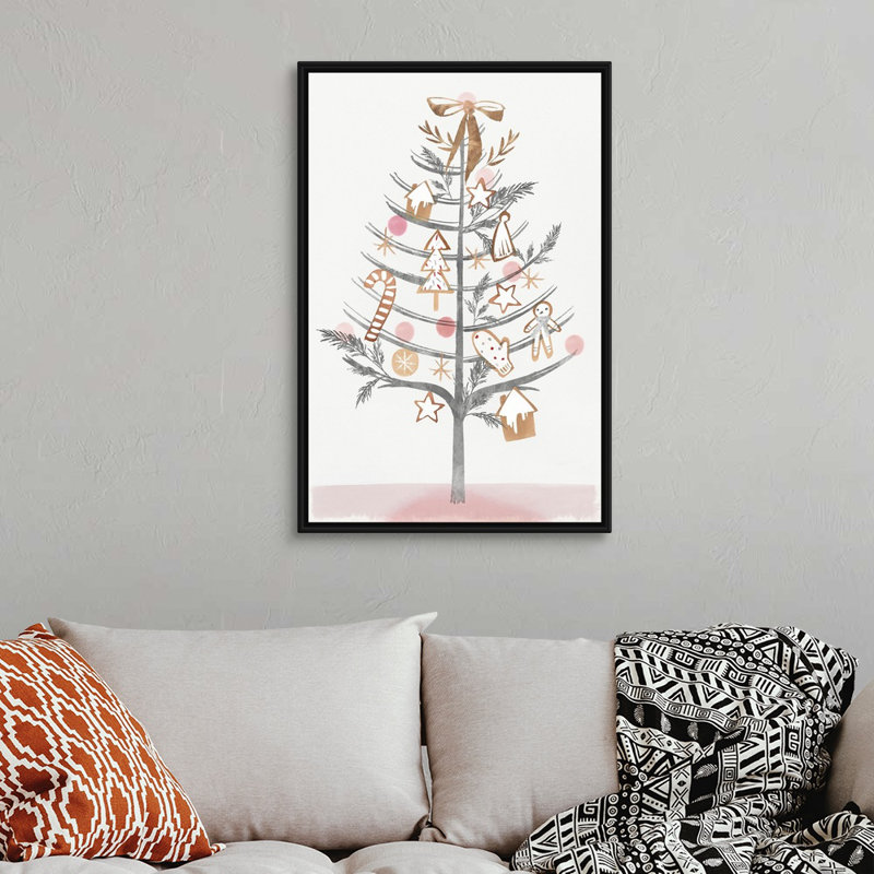 Gingembre, reproduction d’art sur toile, H 38 po x l 26 po x P 1,75 po, Cadre noir