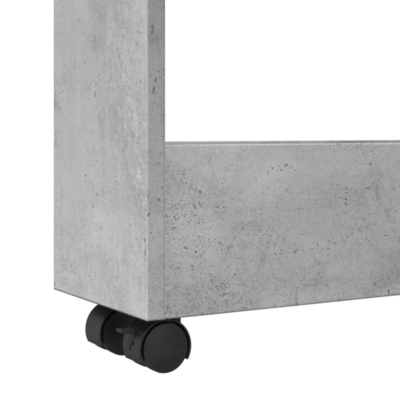 Storage Serving Cart, Concrete grey
