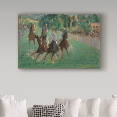«At the Races» par Edward Manet, reproduction sur toile