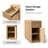 Henderson Modern Fluted End Table with Built-In Charging Station-1038260080