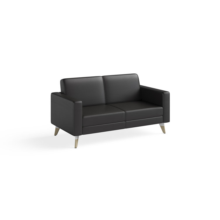 Cambria Vinyl 34'' Reception Loveseat