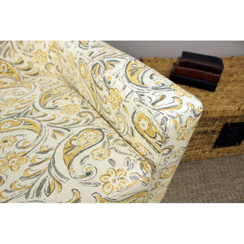 Fauteuil Groesbeck, Paisley Jaune