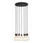 Phinney 7 - Light Black Cluster Pendant