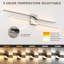 Luminaire de salle de bain à intensité variable à DEL avec 5 températures de couleur réglables-1616408208-1616408210