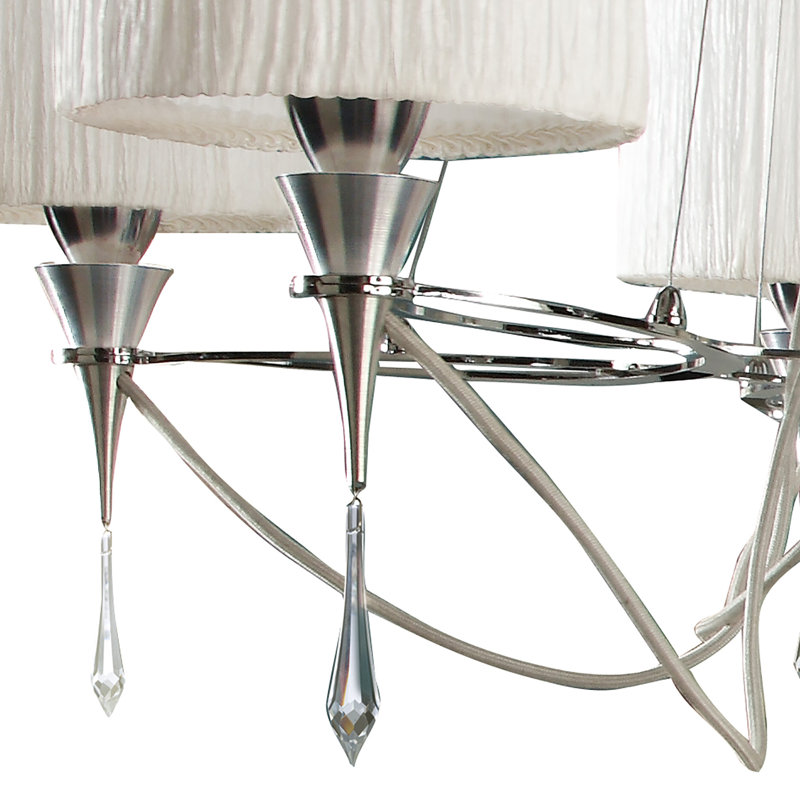 Vidal 5 - Light Shaded Chandelier