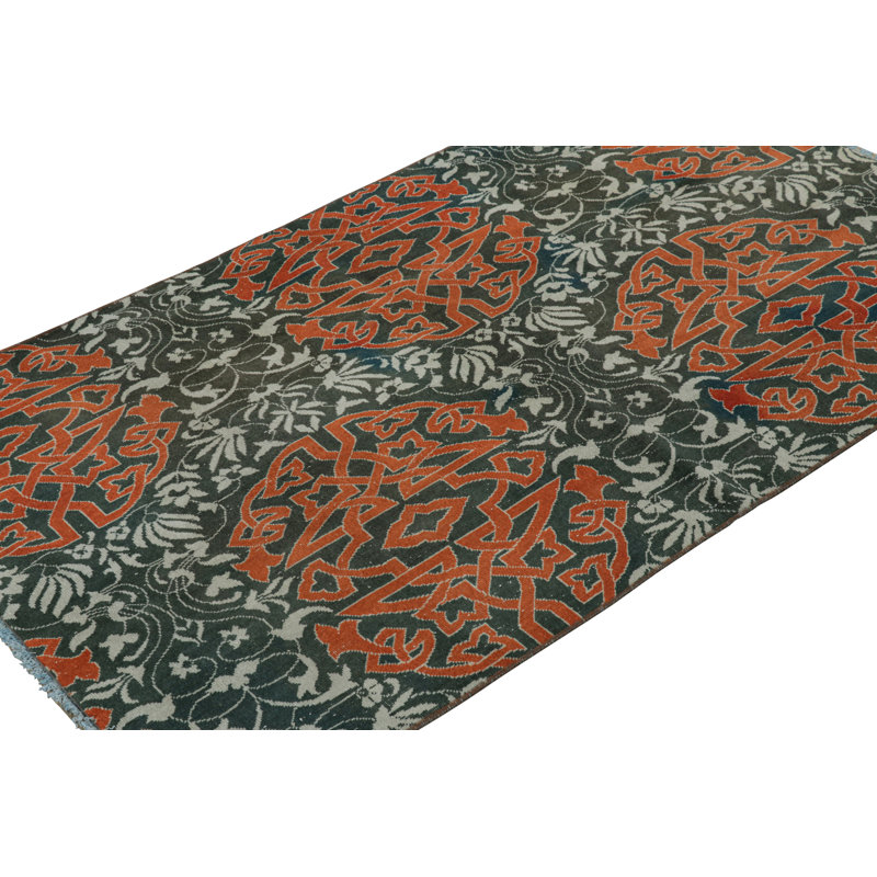 One-of-a-Kind 3'2”x5'2” Hand Knotted Area Rug