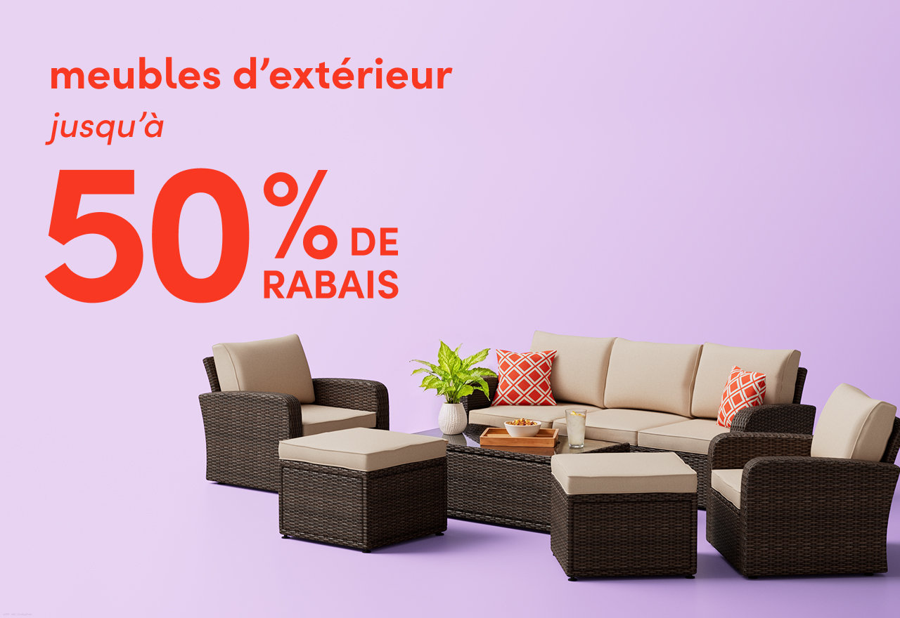 meubles d’extérieur en solde