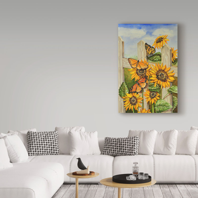«Painted Mesdames and Morning Glories», reproduction de peinture acrylique sur toile tendue, H 19 po x l 12 po x P 2 po