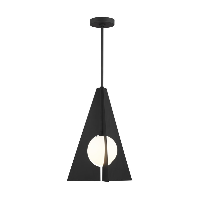 Orbel 1 - Light Pendant, No, Black, 25" H x 17.8" W x 17.8" D