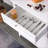 Buffet with Hutch, White Farmhouse-Modern, Microwave Space, Adjustable Shelves | MDF Construction
