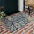Riyad Welcome Patchwork Tile Recycled Rubber All Weather Outdoor Door Mat