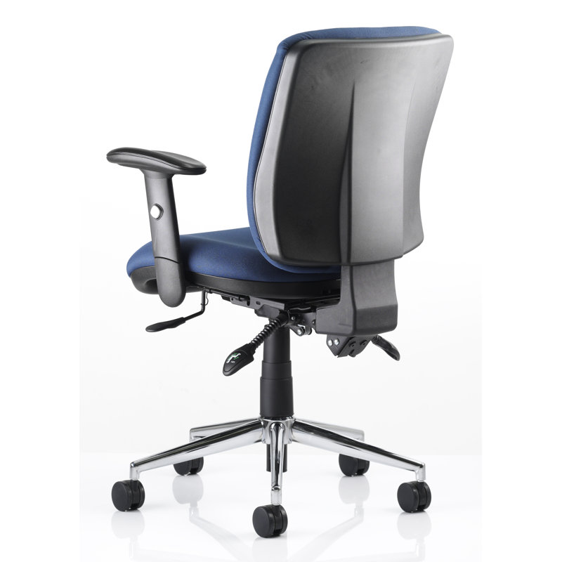 Asbjerg Polyester Blend Office Chair, Blue
