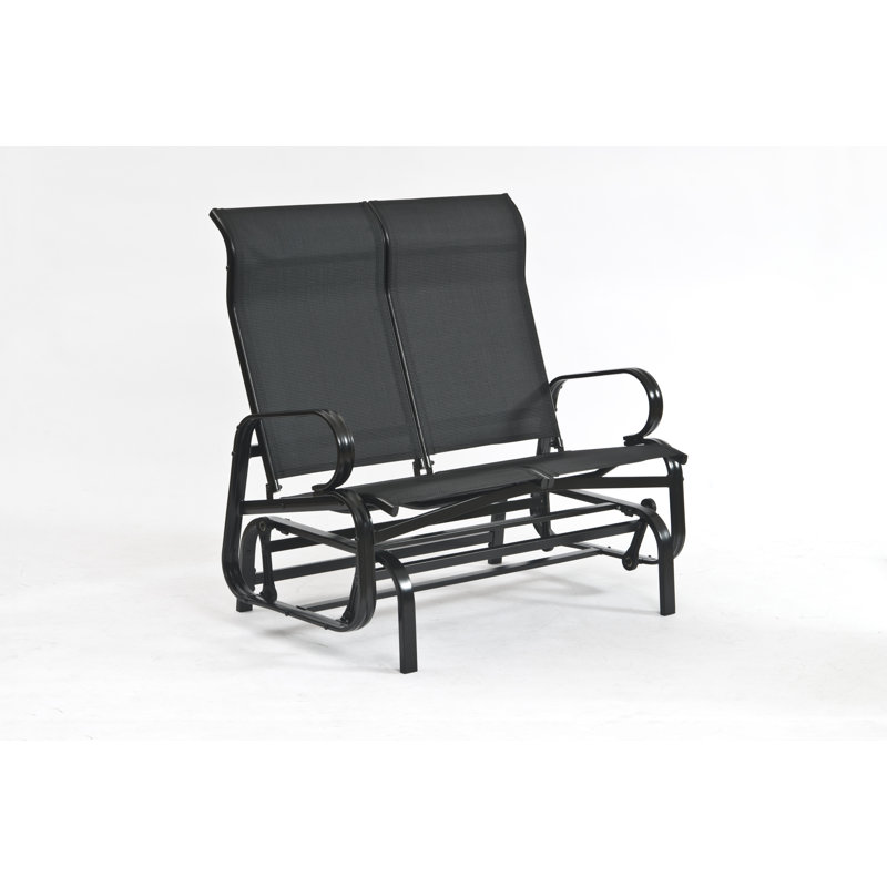Banc coulissant Blasa, Noir