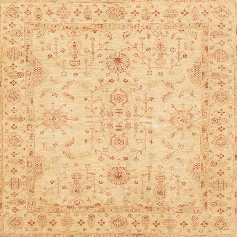 Abstract Indoor Rug, Square 7'