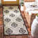 Arneshia Damask Sand/Black Area Rug