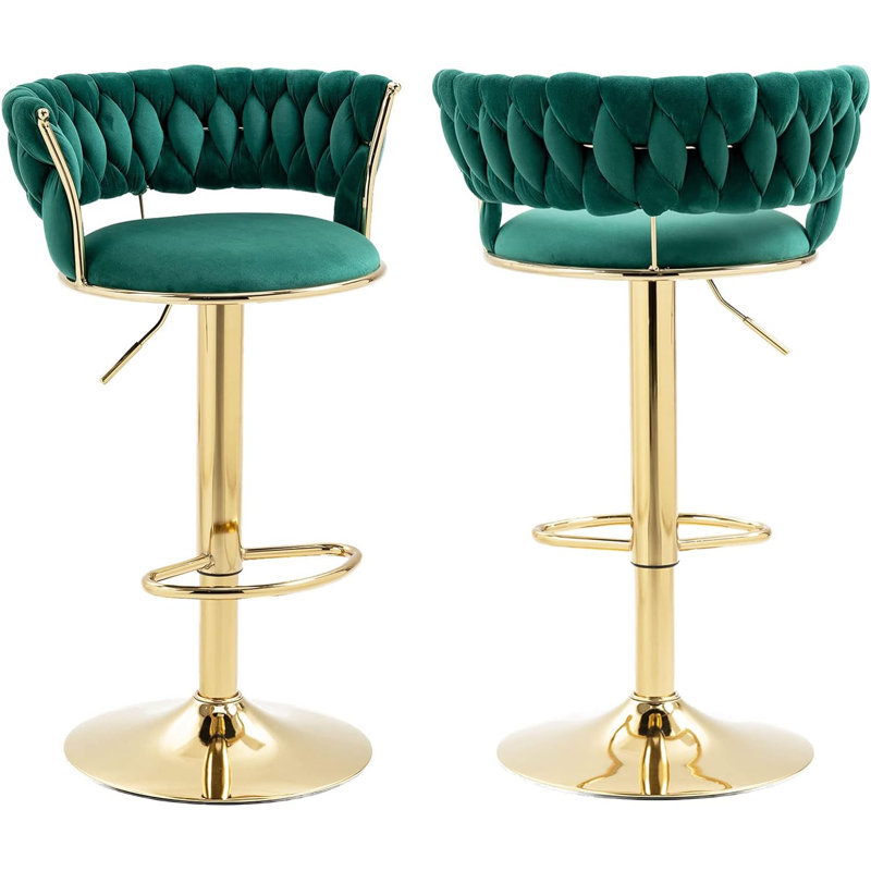 Tabouret pivotant Treco, Vert