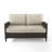 Mosca 51'' Wide Metal Loveseat with Cushions-49317803