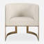  Fauteuil demi-tonneau Bellina