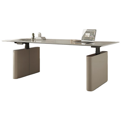 78.74"Modern Light Luxury Cream-style Electric Height-Adjustable Desk