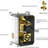 Dual Function Shower - 16 Inch Ceiling Mount Square With Rainfall And Hose Kit System In Head Handheld Functions-115806950