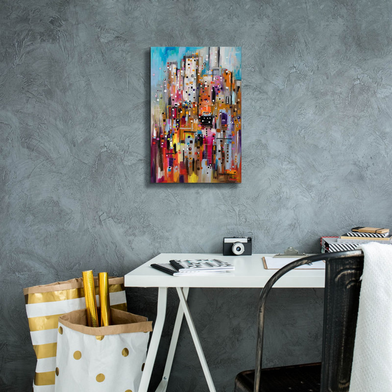 «Wonderland» par Ekaterina Ermilkina, art mural sur toile, H 18 po x l 12 po x P 0,75 po