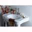 Imperial 29.13" White Vitreous China Circular Console Bathroom Sink with Overflow-12624766