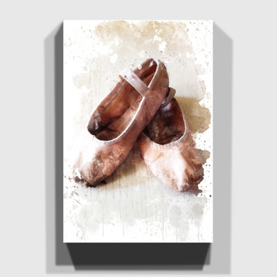 Pink Ballet Shoes - Wall Art
