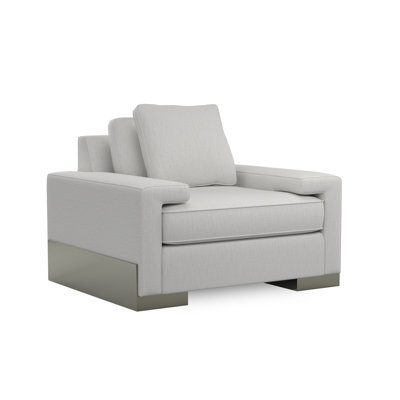I'm Shelf-ish 45'' Wide Down Cushion Armchair