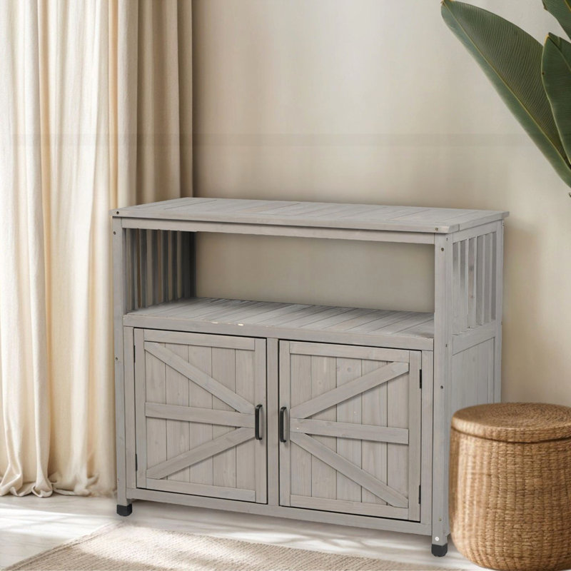 Buffet Cabinet Sideboard for Outdoor and Indoor
