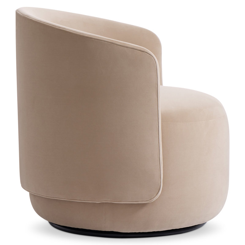 Bernhardt Crosby Fabric Swivel Chair, Green